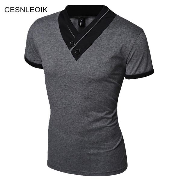 

2018 Casual Men t-shirt hot fashion solid t shirt men t shirt clothes M-XXL YT51