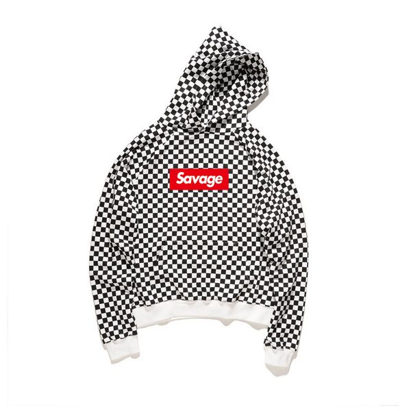 

2018 men hoodies pink autumn new savage cartoon fashion print cotton sweatshirts casual men / women wild sweatshirts m-xl, Black