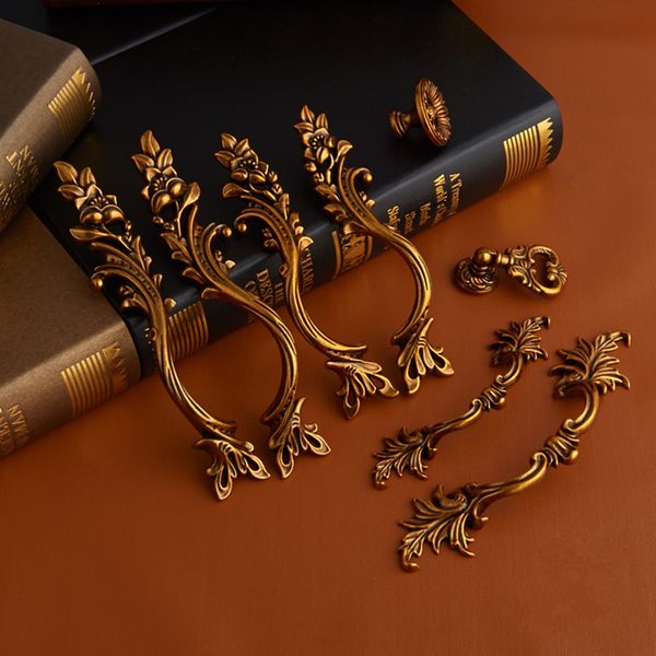 2019 European Antique Handle Wardrobe Cupboard Door Handles