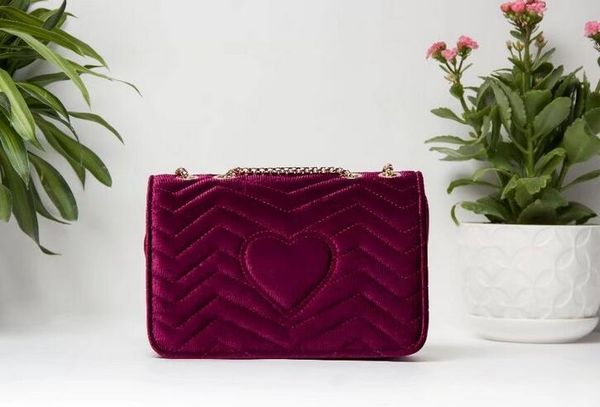 

luxury brand Marmont handbags women tote bag leather shoulder bags famous designer crossbody bag female bags Free Shipping velvet bag