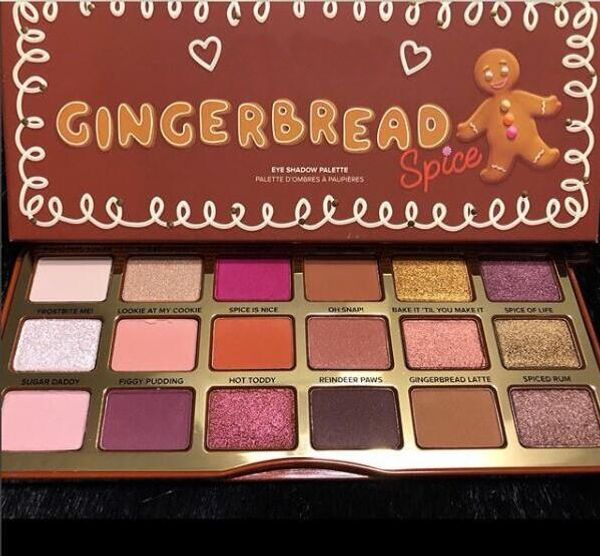 

quality makeup gingerbread spice /chocolate bar/semi-sweet/bonbons/sweet peach 18 color eyeshadow palette with chocolate/peach flavor
