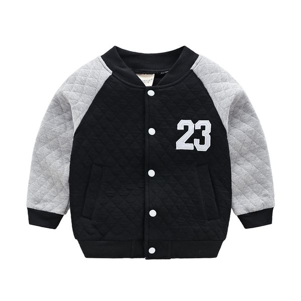 

2018 boys bomber jacket for boy outerwear coat autumn winter navy black children age 2 3 4 5 6 years old cloth dropshipping, Blue;gray