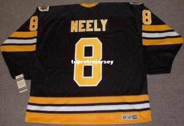 

wholesale mens cam neely boston bruins 1990 ccm vintage away retro hockey jersey, Black;red