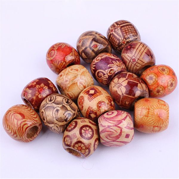 2018 New Diy 16 17mm Painted Wooden Micro Beads Ring Loop Hair Extensions Links Decorative Buckle From Beauty1991health 0 19