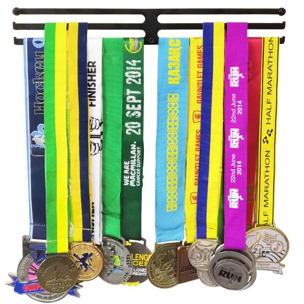 

two rack simple iron sport medal hanger medal rack