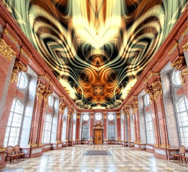 

водонепроницаемый пол обои в европейском стиле металлическая фантазия великолепный рисунок потолка фрески обои гостиной