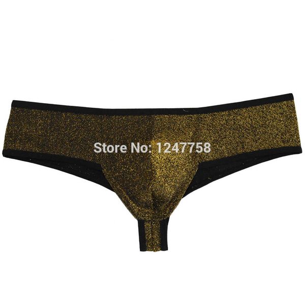 

shiny men pants bikini mini boxers underwear men's super soft & smooth, Black;white
