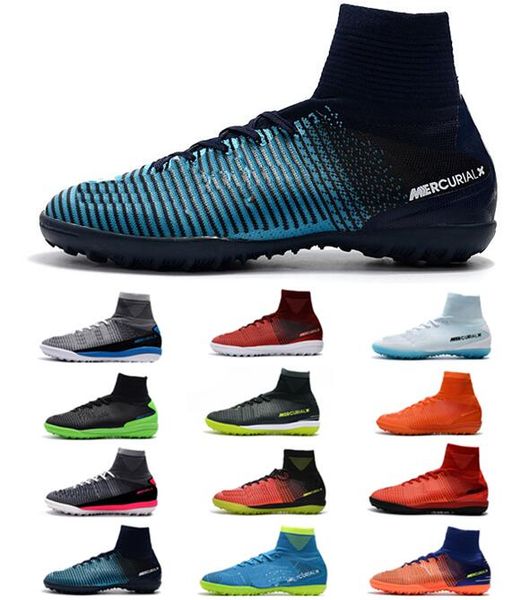 

2018 cristiano ronaldo mercurial superfly v sx neymar tf men's soccer shoes footabll shoes men soccer boots acc soccer cleats