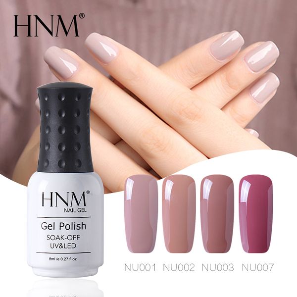 

hnm solid nude color 8ml uv gel nail polish base semi permanent hybrid varnish stamping enamel painting gellak soak off, Red;pink