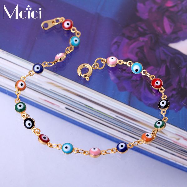 

love multi-color beads bracelet vintage charm round chain bracelet for girls 2018 gift female jewelry accessories, Black