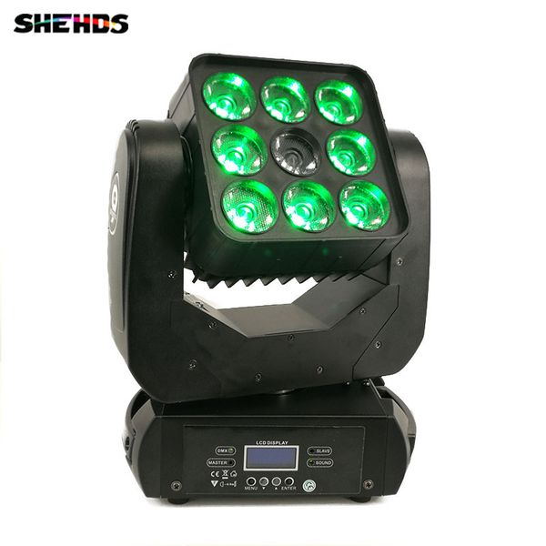 

Dj equipment 9x12w led matrix dmx512 beam moving head for wedding decoration chri tma for home led lamp di co tage
