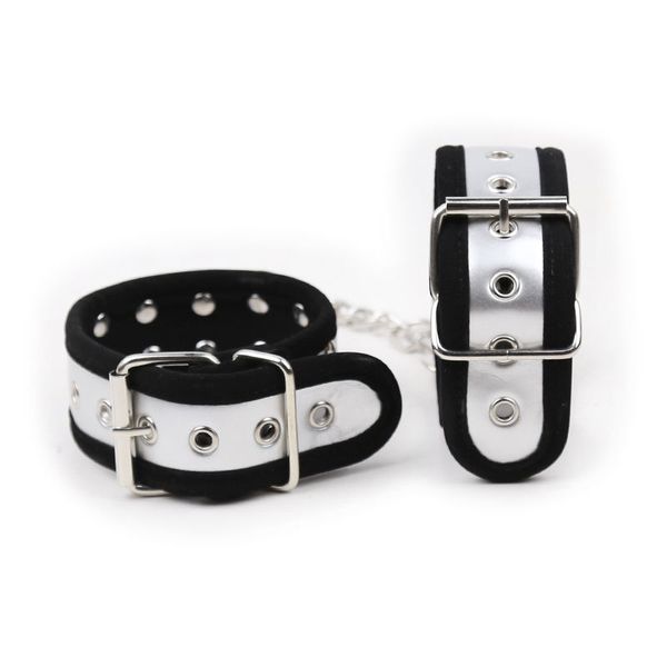 

slave #e07 handcuffs bondage restraint fetish cosplay metallic look atuxm