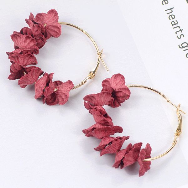 

Fashion Korean Temperament Petals Earrings Big Earrings Flower Earrings Wild Flower Earring For Women Gifts Support FBA Drop Shipping H382F