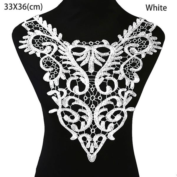 

новый дизайн misaya 3шт polyester 4 цвета цветка шнурка neckline ткани, поделки ручной работы свадебное платье кружева воротник для шитья и