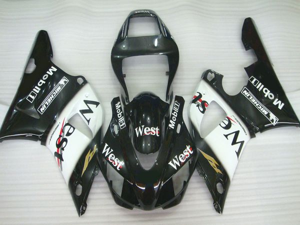 

fairing kit for yamaha r1 1998 1999 white black fairings yzf r1 98 99 nb11