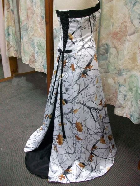 

white and black camo prom dresses long sweetheart neckline sweep train, Red