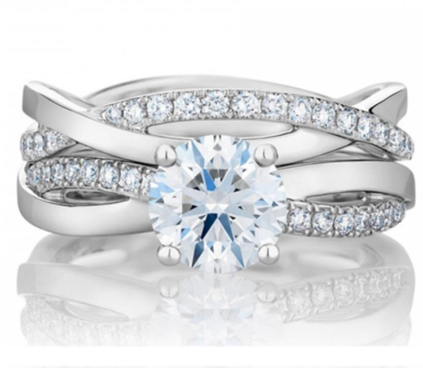 7 diseños para elegir Señoras Diamante Anillo de Dedo imitaion Jewlery vendedor del Reino Unido