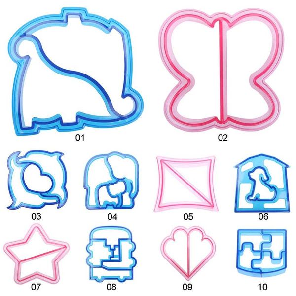 

kids diy sandwich mould cutter lanch sandwich toast mould maker bear car dog teris shape cake bread biscuit mold food cutter