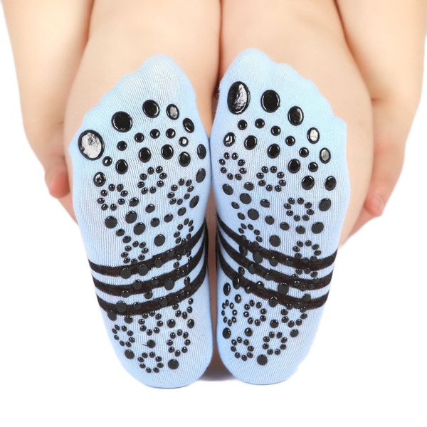 

black pink women anti slip cotton yoga socks ladies sport pilates socks ballet dance 6 colors
