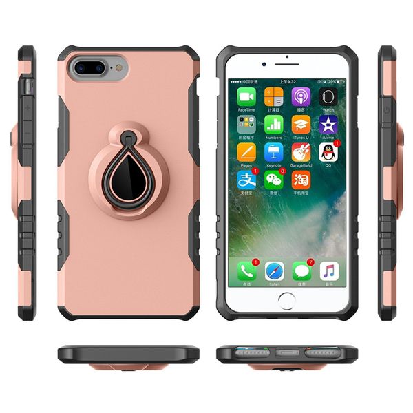 

2018 multi colors for iphone x case business raindrop kickstand phone case for samsung mobile case pc+tpu cover coque