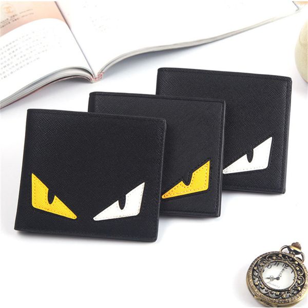 

Маленький Монстр глаз смешной кошелек бренд дизайнер PU кожаный кошелек Мужчины Ж