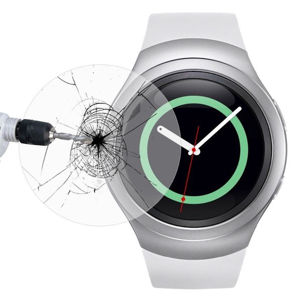 

9h hd clear premium tempered glass screen protectors smart watch for samsung gear s s2 s3 r380