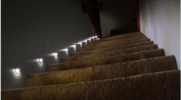 

светодиодная лестница 85-265 В 3 Вт / 1 Вт Встраиваемый светодиодный светильник Шагов