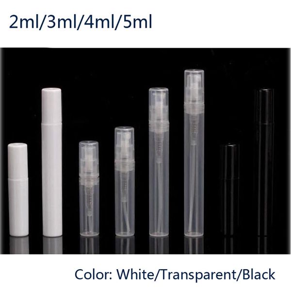 

2 мл 3 мл 4 мл 5 мл пластиковые флакон духов, пустой многоразового бутылки спрей, неб