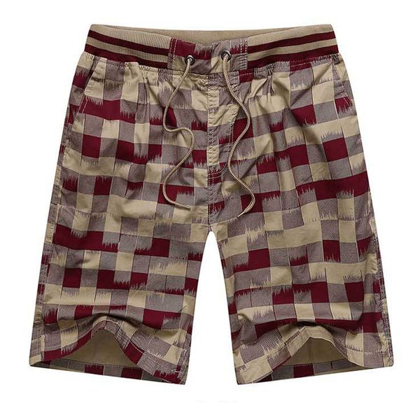 

Hot Mid Summer Men Plaid Shorts Classic Design Cotton Casual Beach Short Pants Brand Famous Shorts Plus Size 4xl High Quality