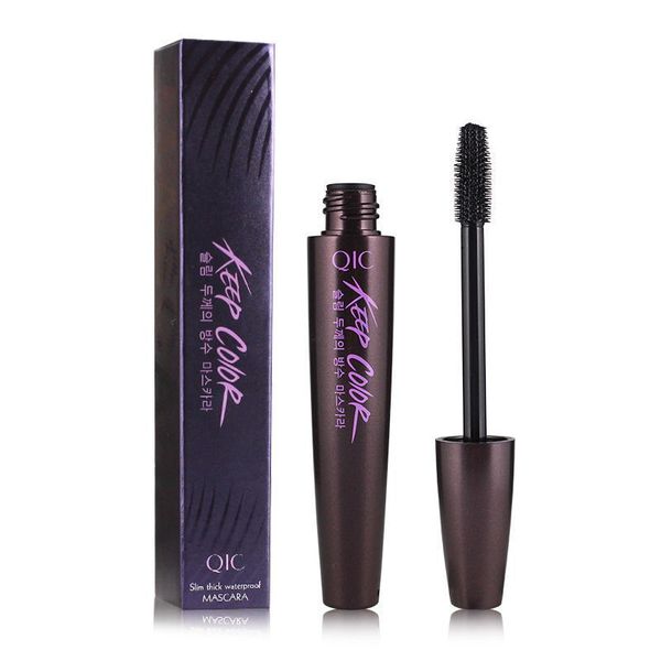 

new arrival qic thick mascara curling length no smudge silicone brush head mascara for ing