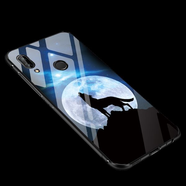 

Роскошная Мода Красочные Тонкий Закаленное Стекло Чехол Для Huawei Nova 3 P20 P20 Pro Honor 10