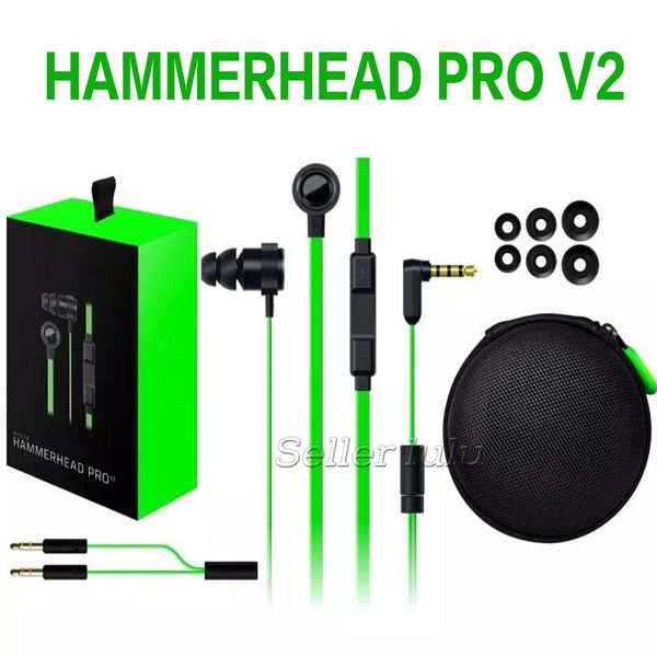 

Игра Hammerhead Pro V2 Наушники-вкладыши с микрофоном и розничной коробкой-вкладышем Игр