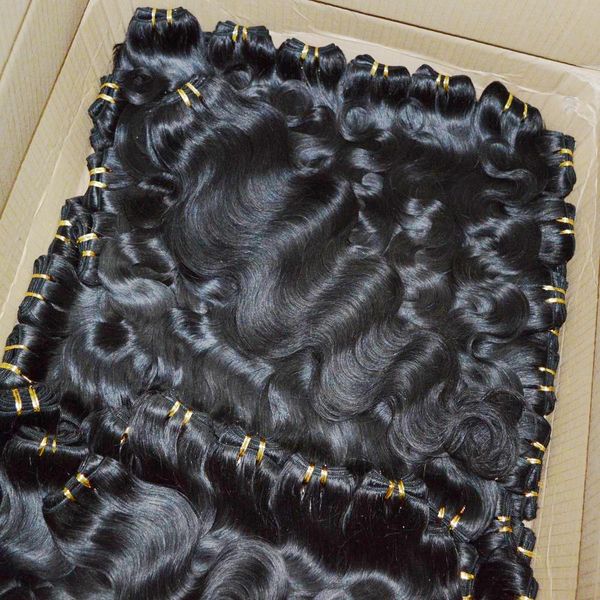 

10pc lot indian temple proce ed hair whole ale body wave weave bundle 7a, Black