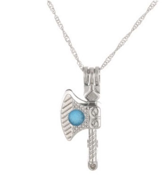 

discount 18kgp pearl cage pendants stethoscope shape pearl gem beads cage oyster lockets pendants, diy necklace jelwery, Silver
