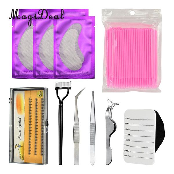 

8 in 1 professional beginner grafting eye lash eyelash extensions set