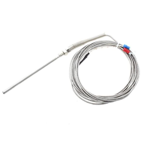 

3m/10ft stainless steel probe k type sensors high temperature thermocouple