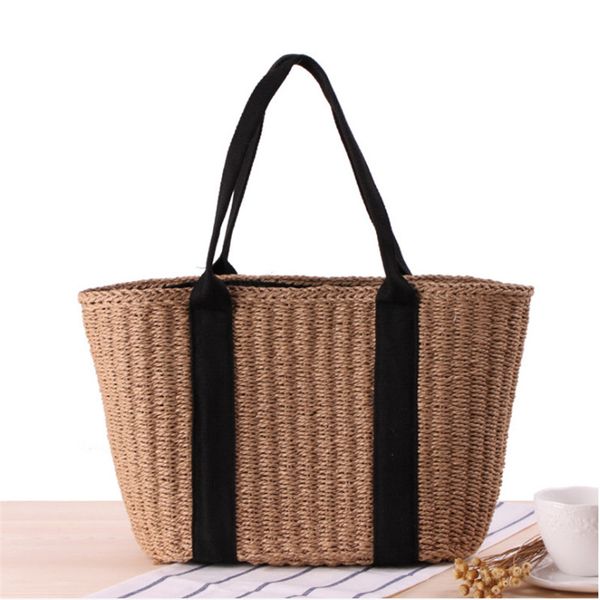 

simple style popular wind weave beach bag leisure all-match commuting beach bag