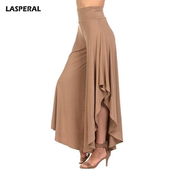 Compre Lasperal 2018 Elegantes Volantes Irregulares Pantalones