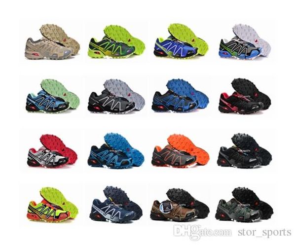 

2018 New Brand Speedcross 3 CS Running Shoes For Men, Breathable Waterproof Outdoor Athletic Sport Sneakers Hiking Shoes Eur 40-46