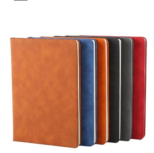 

A5 oft heep kin notepad notebook office chool upplier faux leather notepad pu thick bu ine paper notepad lined paper tationery