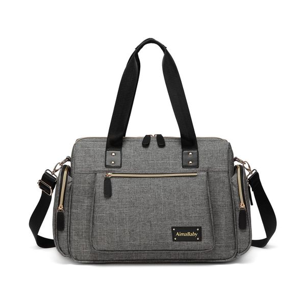 

aimababy tote diaper bag waterproof baby care nappy changing bag multifunctional big capacity mummy maternity handbag travel