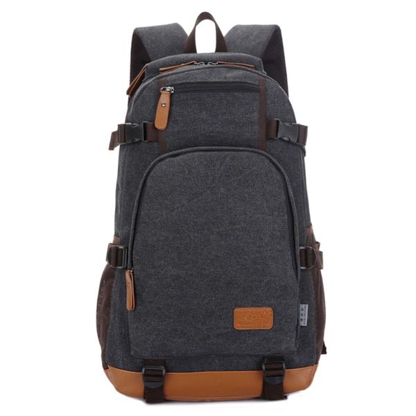 

abdb-fashion canvas men's daily travel duffle backpack for lapkorean style vogue hipster versatile youth school bag