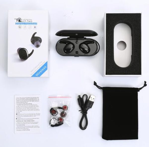 

new arrival touch two bluetooth headphones tws mini touch headphones sports bluetooth headphones waterproof earphone with mic