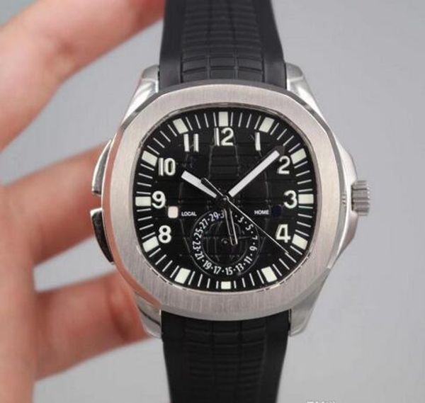 

люксовый бренд часы серебряный Aquanaut механизм с автоподзаводом корпус из нержавеющей стали удобный резиновый ремешок оригинальный застежка мужские часы Наручные часы