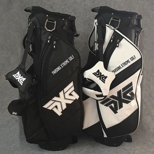 

golf bag golf clubs bag 4 holes travel complete set white or black color stand rack irons putter driver fairway