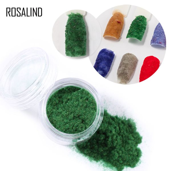 

rosalind nail glitter velvet powder nails soak off uv diy decoration nail art need base&coat for manicure 15 shiny colors, Silver;gold