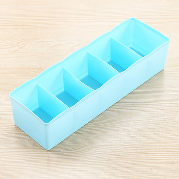 2019 5 Grids Makeup Organizer Storage Box Women Men Tie Underwear