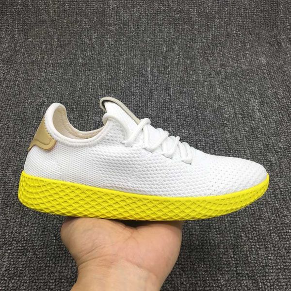 

2017 Новое прибытие Pharrell Williams x Stan Smith HU Primeknit Мужчины Женщины Повседневная обувь дыш