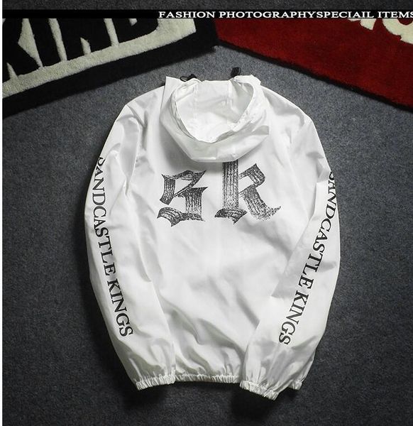 

2018br нового лето защиты от солнца одежды мужчин \ «s куртка ультратонкой тенденция молодежи защиты от солнца одежды мужчин \» s приливы бе, Black