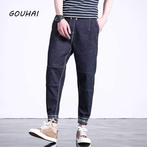 

autumn jeans men pants for weight loss casual patchwork hip hop biker jeans men denim overalls streetwear plus size s-6xl, Blue